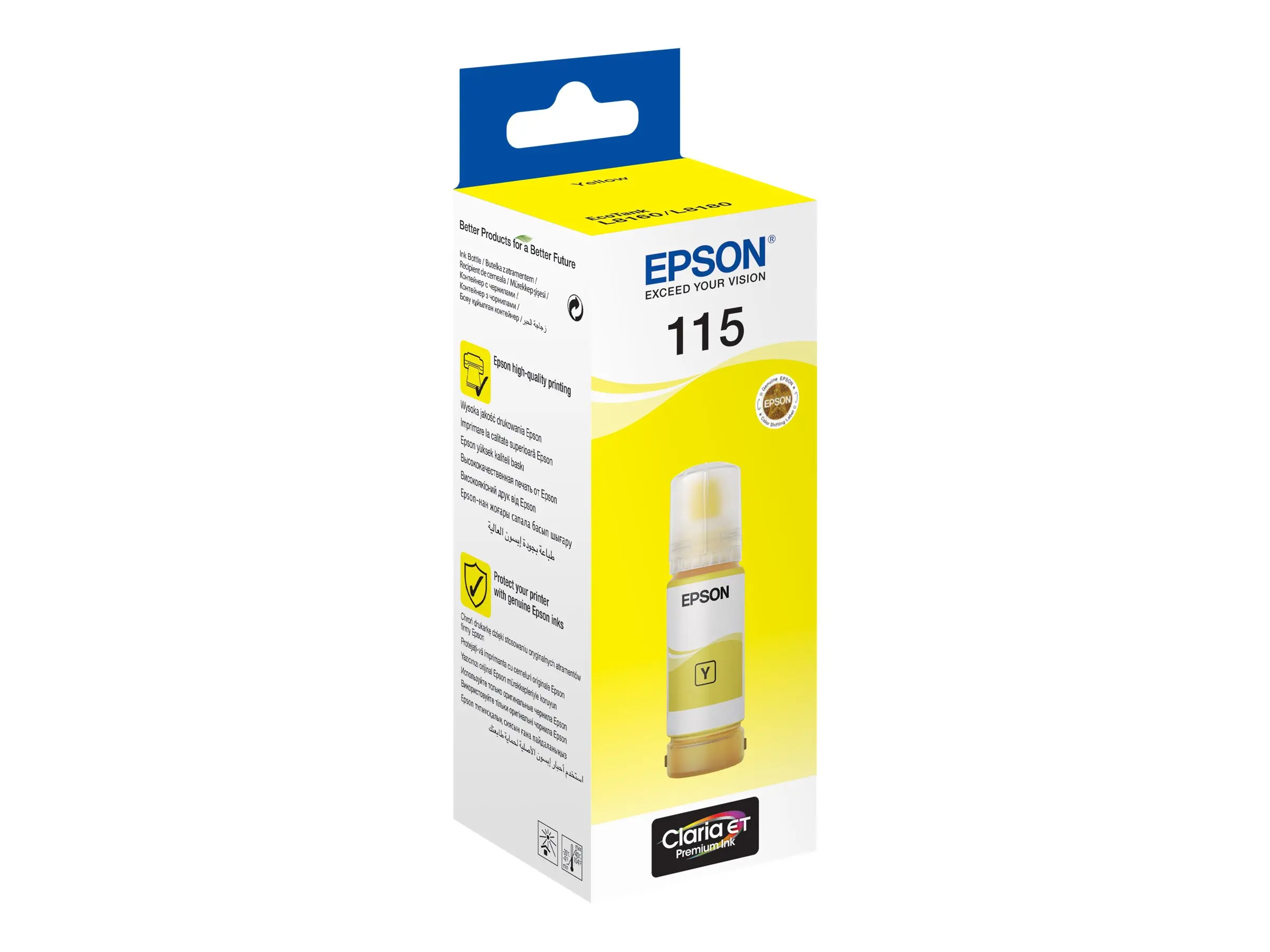 Консуматив, Epson 115 EcoTank Yellow ink bottle - image 1