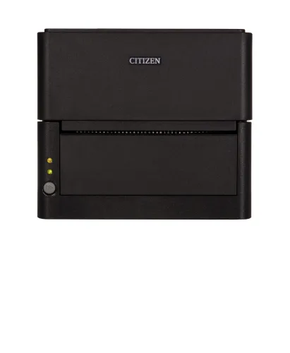Етикетен принтер, Citizen Label Desktop printer CL-E300 Direct thermal Print Speed 200mm/s, Print Width(max.) 4"(104 mm)/ Media Width (min-max) 1"- 5"(25.4-118.1 mm)/ Roll Size(max) 5"(125 mm), Core Size 1" (25mm), Resol.203dpi/ Interface USB/RS-232/LAN EN Plug(EU) Black - image 3