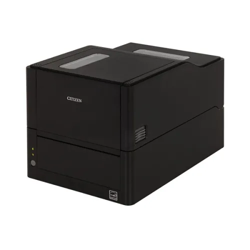 Етикетен принтер, Citizen Label Desktop printer CL-E321 Thermal Transfer+Direct Print Speed 200mm/s, Print Width(max.)4"(104 mm)/Media Width(min-max)1"- 5"(25.4-118.1 mm)/Roll Size(max)5"(125 mm), Core Size 1"(25mm),Resol.203dpi/Interface USB/RS-232/LAN EN Plug(EU) Black - image 1