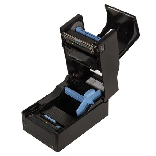 Етикетен принтер, Citizen Label Desktop printer CL-E321 Thermal Transfer+Direct Print Speed 200mm/s, Print Width(max.)4"(104 mm)/Media Width(min-max)1"- 5"(25.4-118.1 mm)/Roll Size(max)5"(125 mm), Core Size 1"(25mm),Resol.203dpi/Interface USB/RS-232/LAN EN Plug(EU) Black - image 5