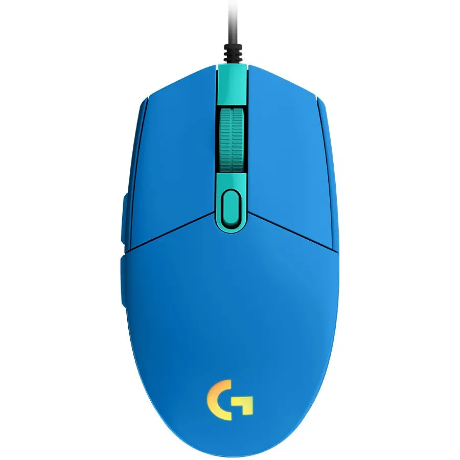 Ποντίκι, Logitech G203 LIGHTSYNC Gaming Mouse - Μπλε - USB - N/A - EMEA - G203 LIGHTSYNC Gaming PC Group