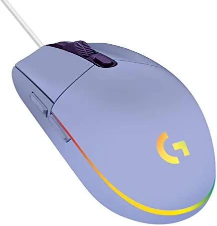 Мишка, Logitech G203 LIGHTSYNC Gaming Mouse - LIlac - USB - N/A - EMEA - G203 LIGHTSYNC Gaming PC Group
