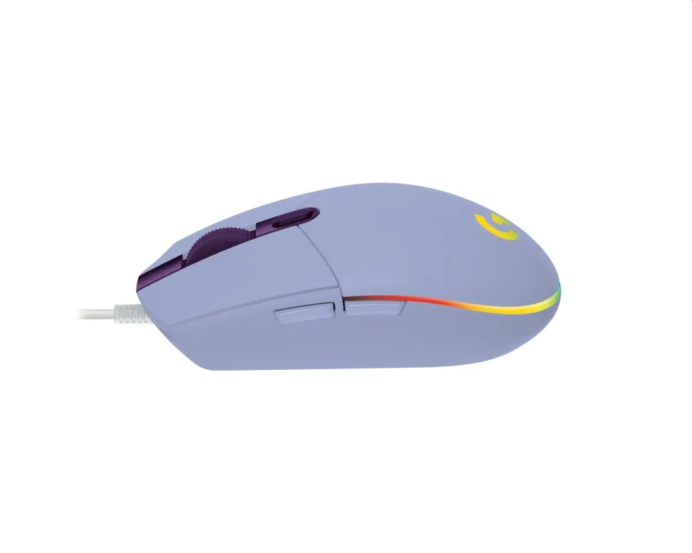Мишка, Logitech G203 LIGHTSYNC Gaming Mouse - LIlac - USB - N/A - EMEA - G203 LIGHTSYNC Gaming PC Group - image 2