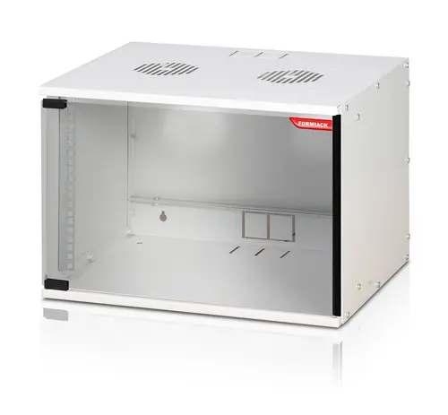 Dulap de comunicații, Formrack 19" Rack de perete 7U SOHO 512/400mm, înălțime: 358mm, capacitate de încărcare: 50kg., ușă din sticlă securizată, 19" - 1