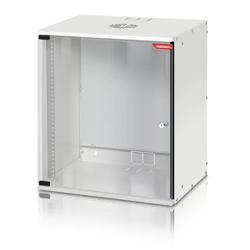 Dulap de comunicații, Formrack 19" Rack de perete 12U SOHO 512/400mm, înălțime: 582mm, capacitate de încărcare: 50kg., ușă din sticlă securizată, 19" - 1