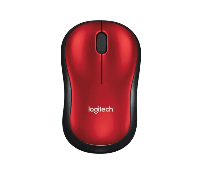 Мишка, Logitech Wireless Mouse M185 - RED - 2.4GHZ - N/A - EWR2 - 10PK ARCA AUTO