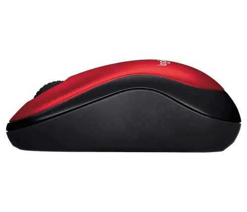 Mouse, Logitech Wireless Mouse M185 - RED - 2.4GHZ - N/A - EWR2 - 10PK ARCA AUTO - 2