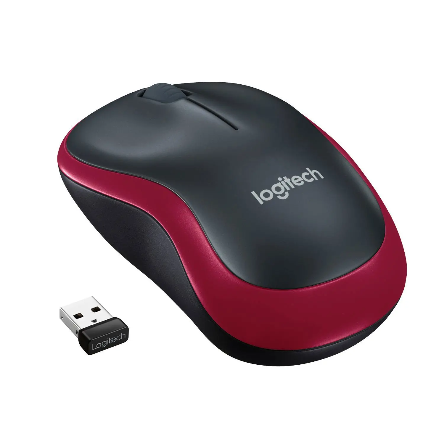 Мишка, Logitech Wireless Mouse M185 - RED - 2.4GHZ - N/A - EWR2 - 10PK ARCA AUTO - image 2