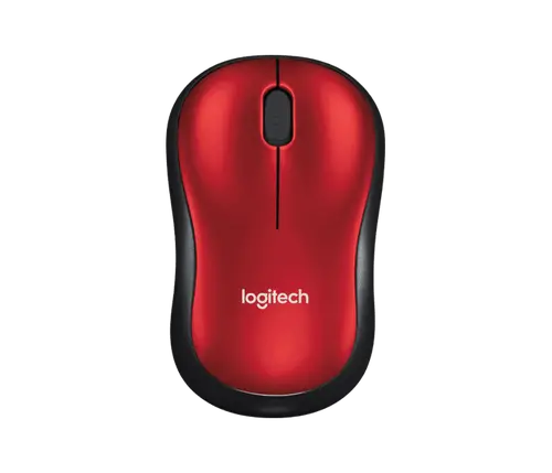 Mouse, Logitech Wireless Mouse M185 - RED - 2.4GHZ - N/A - EWR2 - 10PK ARCA AUTO - 1