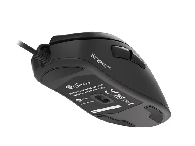 Mouse, Genesis Gaming Mouse Krypton 200 Silent Optical 6400 DPI cu software, negru - image 5