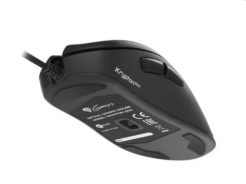 Mouse, Genesis Gaming Mouse Krypton 200 Silent Optical 6400 DPI cu software, negru - 6