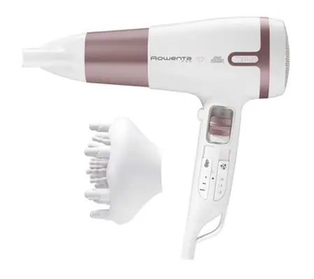 Сешоар, Rowenta CV7461F0, Pro Respect Premium Care, DC motor, 2400W, active diffuser, ionic, cashemere keratin coating, 3temp / 2 speeds, cool air - image 1