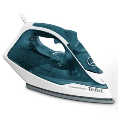 Ютия, Tefal FV2839, Express Steam, light blue/green, 2400W, 40g/min, shot 185g/min, AD, water tank 270 ml, Ceramic soleplate