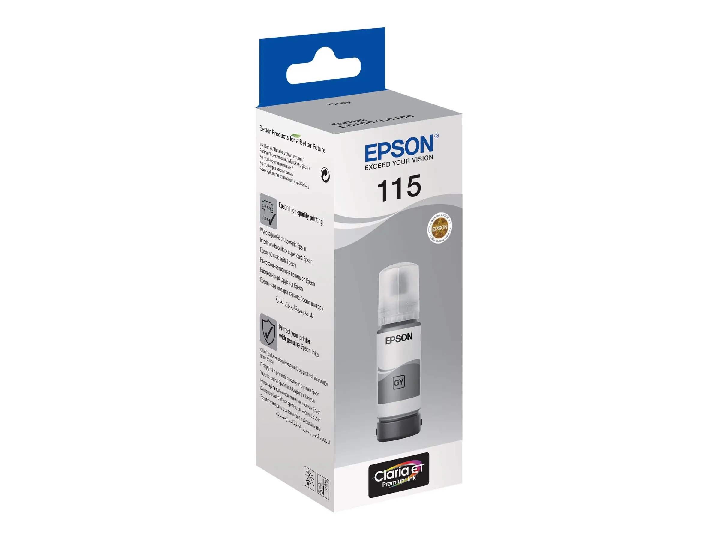 Αναλώσιμο, Epson 115 EcoTank Grey μπουκάλι μελανιού - image 1