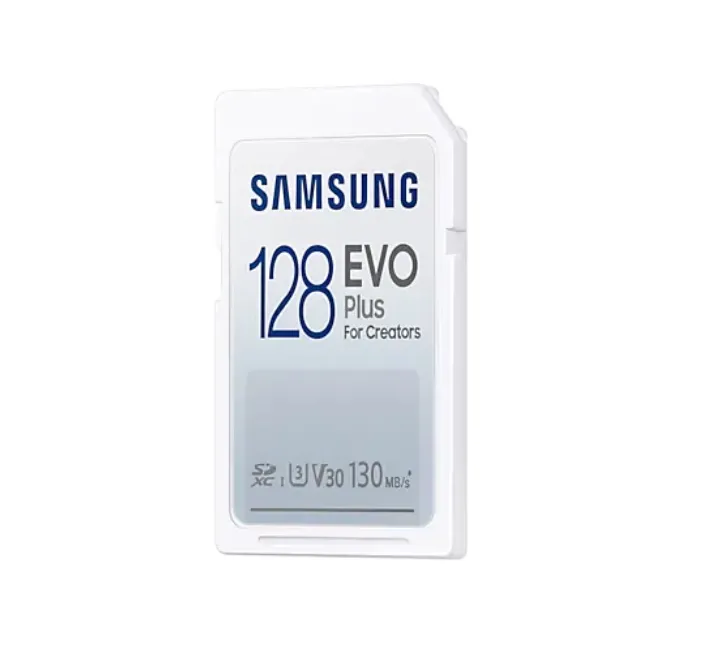 Памет, Samsung 128GB SD Card EVO Plus, Class10, Transfer Speed up to 130MB/s - image 2