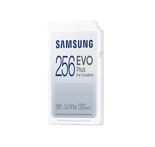 Памет, Samsung 256GB SD Card EVO Plus, Class10, Transfer Speed up to 130MB/s - image 2