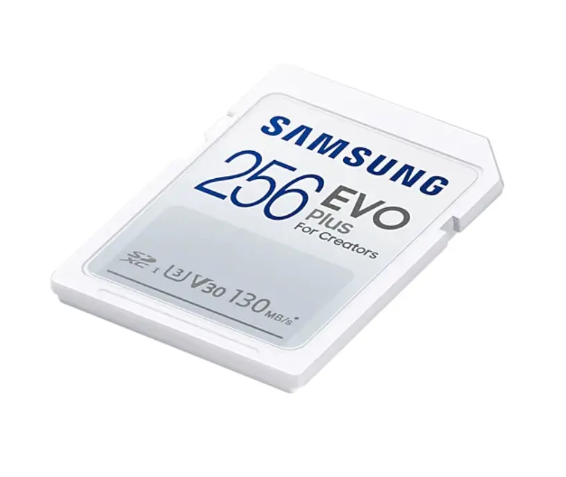 Памет, Samsung 256GB SD Card EVO Plus, Class10, Transfer Speed up to 130MB/s - image 3