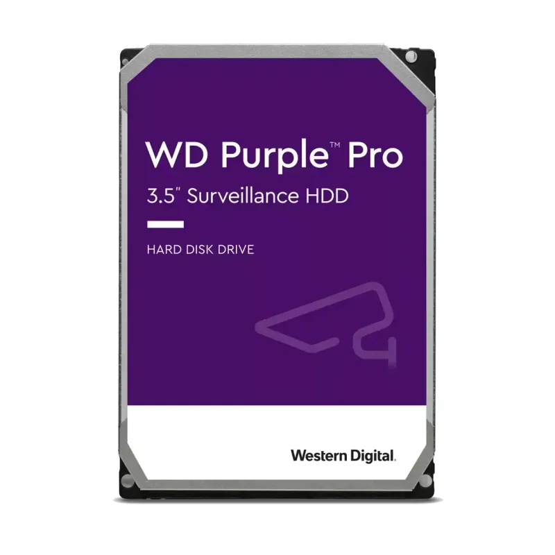 Твърд диск, Western Digital Purple Pro Surveillance 8 TB - SATA 6Gb/s 7200 rpm 256MB 3.5"