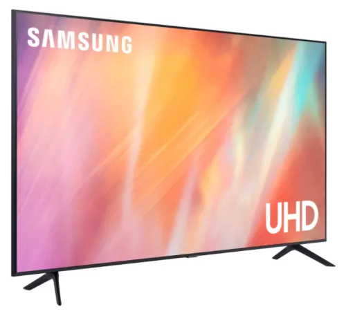 Телевизор, Samsung 75" 75AU7172 4K UHD LED TV, SMART, Crystal Processor 4K, 2200 PQI, HDR 10+, Mega Contrast, Dolby Digital Plus, Q-Symphony, 3xHDMI, 2xUSB, WiFi, Bluetooth, Tizen, Black - image 1