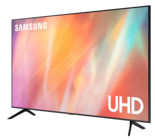 Телевизор, Samsung 75" 75AU7172 4K UHD LED TV, SMART, Crystal Processor 4K, 2200 PQI, HDR 10+, Mega Contrast, Dolby Digital Plus, Q-Symphony, 3xHDMI, 2xUSB, WiFi, Bluetooth, Tizen, Black - image 2