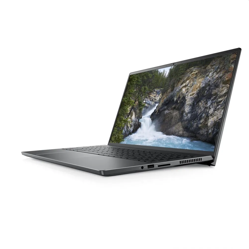 Лаптоп, Dell Vostro 7510, Intel Core i7-11800H (24MB Cache, up to 4.6 GHz), 15.6" FHD (1920x1080) WVA 300nits AG, 16GB, 8GBx2, DDR4, 3200MHz, 512GB SSD M.2 PCIe NVMe, GeForce RT 3050 4GB GDDR6, Cam & Mic, Wi-Fi 6, BT, Backlit Kb, Win 10 Pro, 3Y BOS, black - image 2