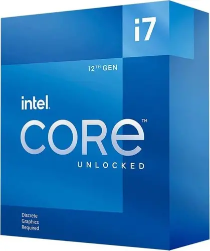 Процесор, Intel Core i7-12700KF 12C/20T (eC 2.7GHz / pC 3.6GHz / 5.0GHz Boost, 25MB, 125W, LGA1700) - image 1