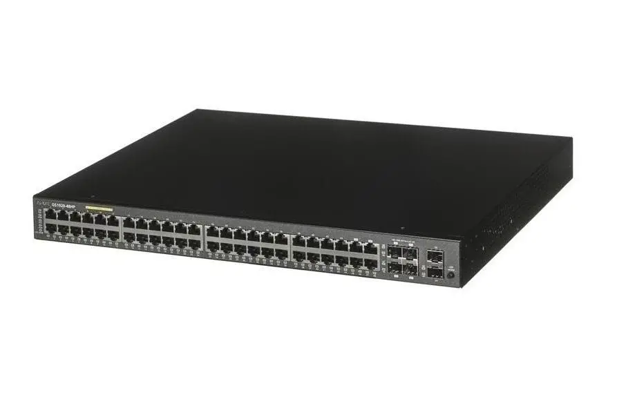 Комутатор, ZyXEL GS1920-48v2, 50 Port Smart Managed Switch 44x Gigabit Copper and 4x Gigabit dual pers., hybrid mode, standalone or NebulaFlex Cloud