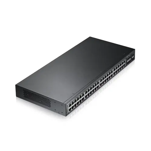 Комутатор, ZyXEL GS1920-48v2, 50 Port Smart Managed Switch 44x Gigabit Copper and 4x Gigabit dual pers., hybrid mode, standalone or NebulaFlex Cloud - image 3