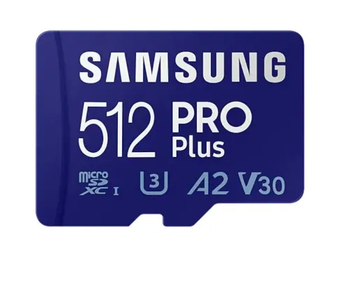 Памет, Samsung 512GB micro SD Card PRO Plus  with Adapter, Class10, Read 160MB/s - Write 120MB/s