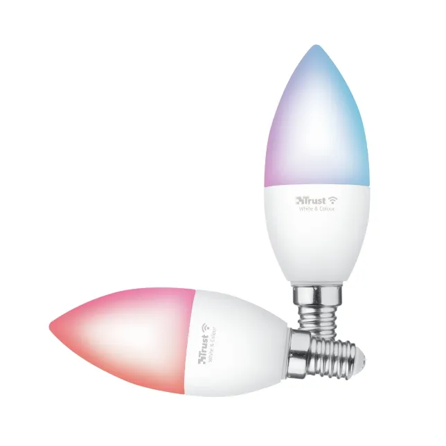 Крушка, TRUST Smart WiFi RGB LED Candle E14