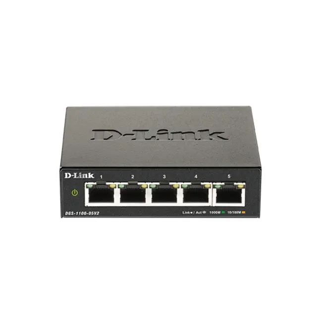 Switch, D-Link 5-Port Gigabit Smart Managed Switch