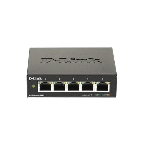 Μεταγωγέας, D-Link 5-Port Gigabit Smart Managed Switch - 1