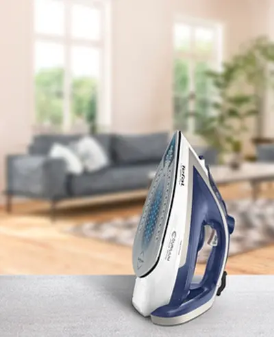 Σίδερο, Tefal FV6812E0, Ultragliss Plus, 2800W, λευκό&μπλε κόκκινο, 0-50g/min, ριπή 260g/min, πλάκα Durilium AirGlide Plus, αυτόματος ατμός, AD - 4