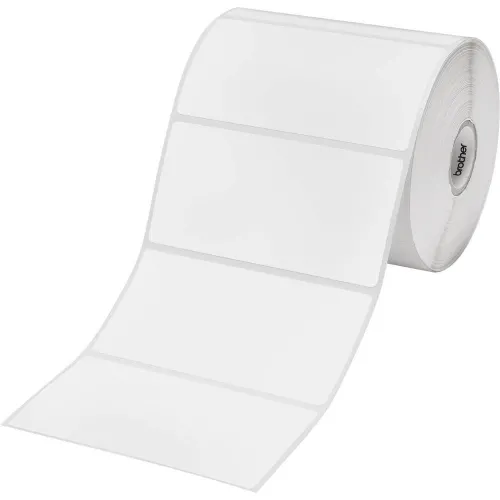 Консуматив, Brother BDE-1J050102-102 White Paper Label Roll, 1050 labels per roll, 102x50 mm (Order Multiples of 8)
