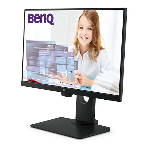Монитор, BenQ GW2480T, 23.8'' IPS, 5ms, 1920x1080 FHD, Business Eye Care Monitor, 72% NTSC?, Flicker-free, B.I., LBL, 1000:1, DCR 20M:1, 8 bit, 250cd/m2, VGA, HDMI, DP, Audio Line In, Speakers, Ergonomic Slim Bezel Design, Height Adj. Pivot, Swivel, Tilt, Black - image 2
