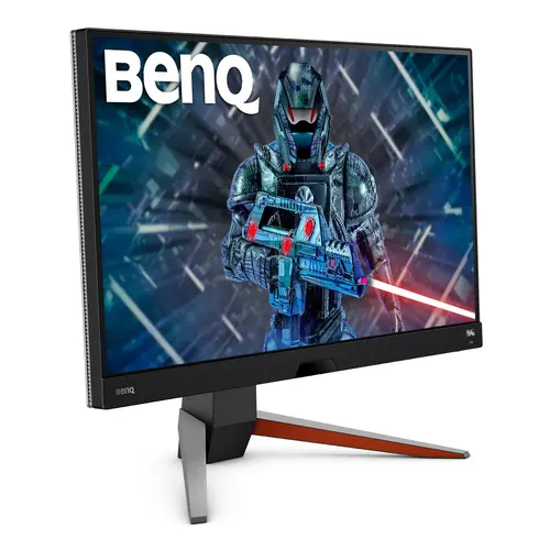 Монитор, BenQ MOBIUZ EX2710Q 27" IPS HDRi, 165Hz, 1ms, 2560x1440 QHD,FreeSync Prem., 95% sRGB, HDR10,B.I.+,Light Tuner,Motion Blur Reduct.,Color Vibrance,FPS Mode, treVolo 2.1 (2Wx2+5Wwoofer), 1000:1, 400 cd/m2,HDMIx2, DP, USB Bx1, USB 3.0x2 Height Adj., Grey - image 2