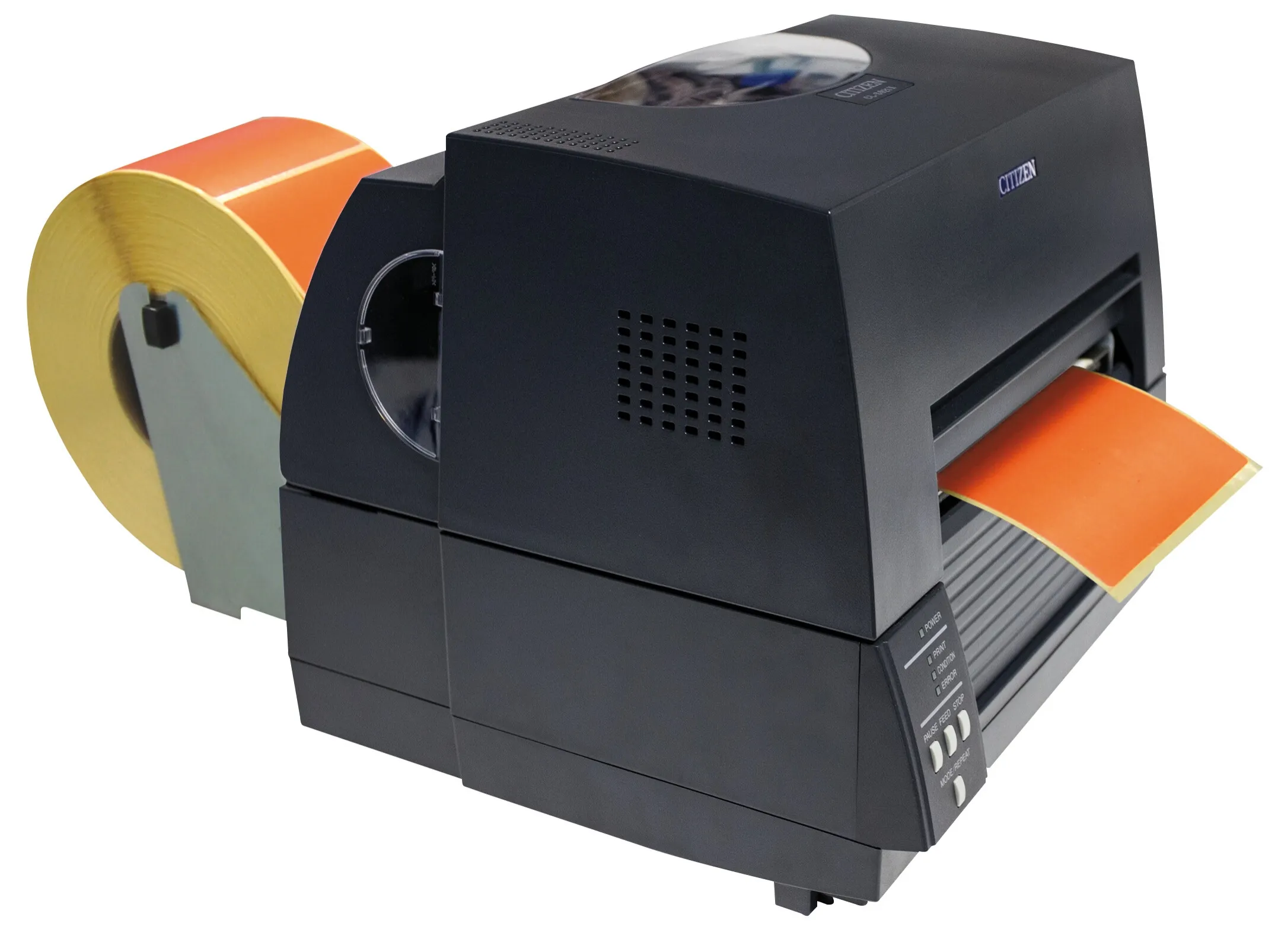 Етикетен принтер, Citizen Label Industrial printer CL-S621II Thermal Transfer+Direct Print Speed 150mm/s, Print Width 4"(104mm)/Media Width min-max (25.4-118.1mm)/Roll Size max 125mm, Ext. diam.200mm, Core Size 25mm, Resol.203dpi/Interf.USB/RS-232+Opt.card/Plug (EU) Black - image 1