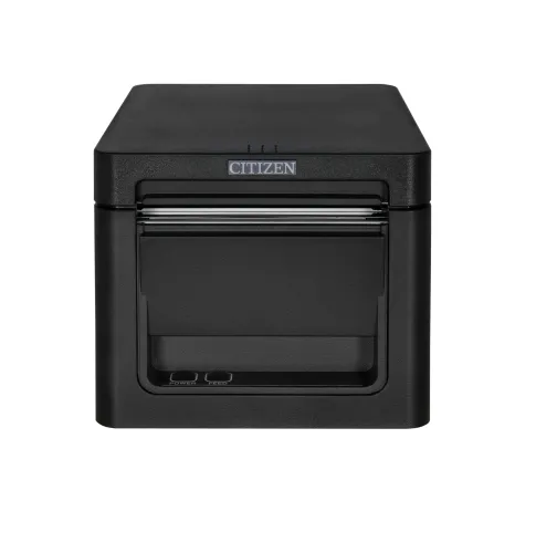 POS принтер, Citizen POS printer CT-E351 Direct thermal Print Speed 250mm/s, Print Widht 72mm(58/80mm)/ Media Width (min-max) 59/80mm/Roll Size(max)83mm/Emul.Lang.ESC/POS/Reliability 200mln.pulses/150 Km/2 mln.cuts/Resol.203dpi/ Interface USB/RS-232/EN Plug(EU) Black - image 4