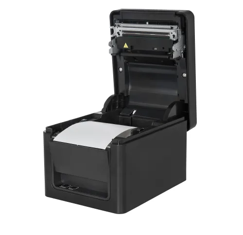 POS принтер, Citizen POS printer CT-E351 Direct thermal Print Speed 250mm/s, Print Widht 72mm(58/80mm)/Media Width(min-max) 59/80mm/Roll Size(max)83mm/Emul.Lang.ESC/POS/Reliability 200mln.pulses/150 Km/2 mln.cuts/Resol.203dpi/Interface USB/Ethernet/EN Plug(EU) Black - image 3