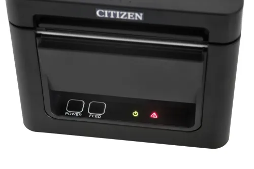POS принтер, Citizen POS printer CT-E351 Direct thermal Print Speed 250mm/s, Print Widht 72mm(58/80mm)/Media Width(min-max) 59/80mm/Roll Size(max)83mm/Emul.Lang.ESC/POS/Reliability 200mln.pulses/150 Km/2 mln.cuts/Resol.203dpi/Interface USB/Ethernet/EN Plug(EU) Black - image 5