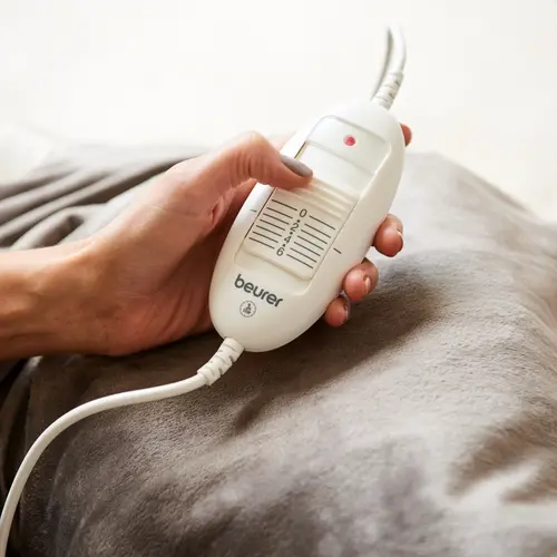 Pătură electrică, Beurer HD 75 Cosy Taupe Pătură încălzită; 6 temperaturi; oprire automată după 3 ore; comutator detașabil; lavabilă la 30°, Oko-Tex - 3