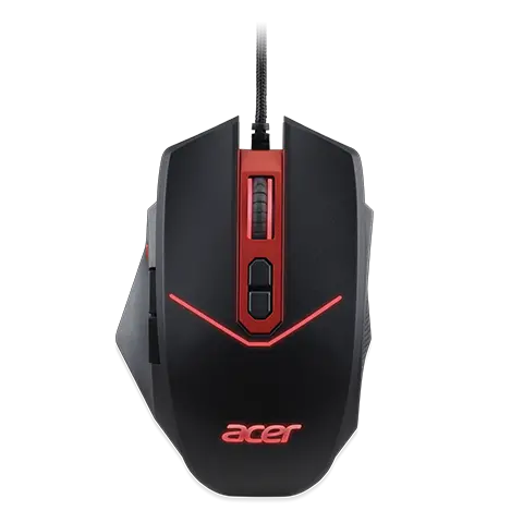 Мишка, Acer Nitro Gaming Mouse Retail Pack, up to 4200 DPI, 6-level DPI Switch, 4 x 5g weights to customize, Burst Fire button