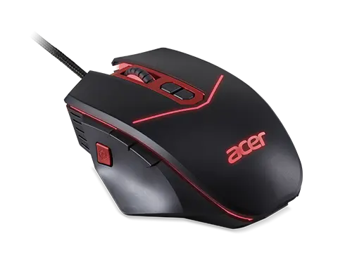 Мишка, Acer Nitro Gaming Mouse Retail Pack, up to 4200 DPI, 6-level DPI Switch, 4 x 5g weights to customize, Burst Fire button - image 1