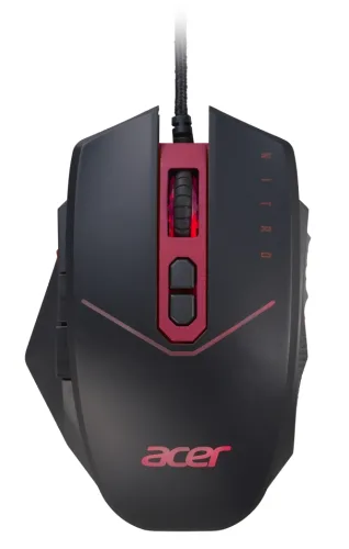 Мишка, Acer Nitro Gaming Mouse Retail Pack, up to 4200 DPI, 6-level DPI Switch, 4 x 5g weights to customize, Burst Fire button