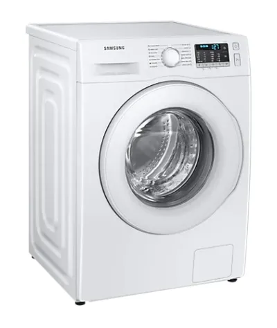 Пералня, Samsung WW80TA026TT/LE, Washing Machine,  8 kg, 1200 rpm,  Energy Efficiency B, Eco Bubble, Bubble Soak, Hygiene Steam, Spin Efficiency B,  White, White door - image 1