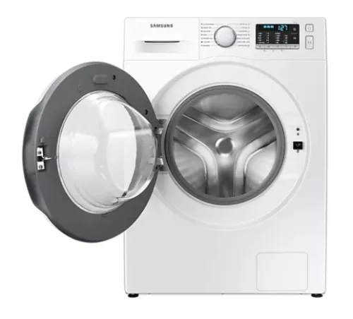 Пералня, Samsung WW80TA026TT/LE, Washing Machine,  8 kg, 1200 rpm,  Energy Efficiency B, Eco Bubble, Bubble Soak, Hygiene Steam, Spin Efficiency B,  White, White door - image 2