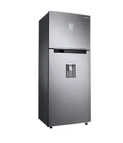 Хладилник, Samsung RT46K6630S9/EO, Refrigerator, Total 455 l, refrigerator 343 l, freezer 113 l, Twin Cooling Plus, No Frost, Multi Flow, External Display, Water dispenser, Energy Efficiency F, Noise level 40 dBA, 183/72.6/70, Polished stainless steel - image 2