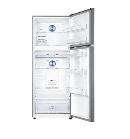 Хладилник, Samsung RT46K6630S9/EO, Refrigerator, Total 455 l, refrigerator 343 l, freezer 113 l, Twin Cooling Plus, No Frost, Multi Flow, External Display, Water dispenser, Energy Efficiency F, Noise level 40 dBA, 183/72.6/70, Polished stainless steel - image 3
