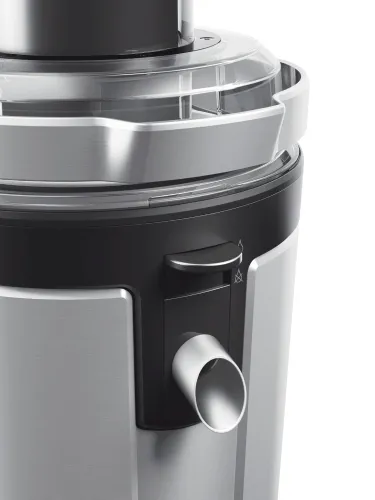 Сокоизстисквачка, Bosch MES4000, Centrifugal juicer 1000 W, 2 speeds, 3 lt pulp container, 1.5 ltr juice container & foam separator, XXL feeding tube (84 mm), ceramic knife, electropolished stainless steel sieve, die-cast aluminum body and clamps, juice outlet with drip-s - image 1