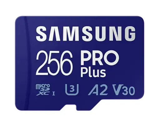 Памет, Samsung 256GB micro SD Card PRO Plus  with Adapter, Class10, Read 160MB/s - Write 120MB/s